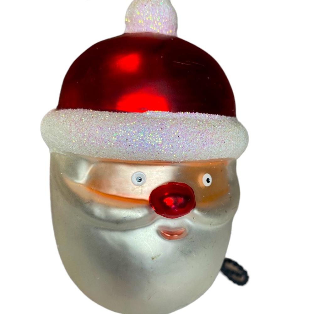 Vintage Santa Face Decoration ornament class